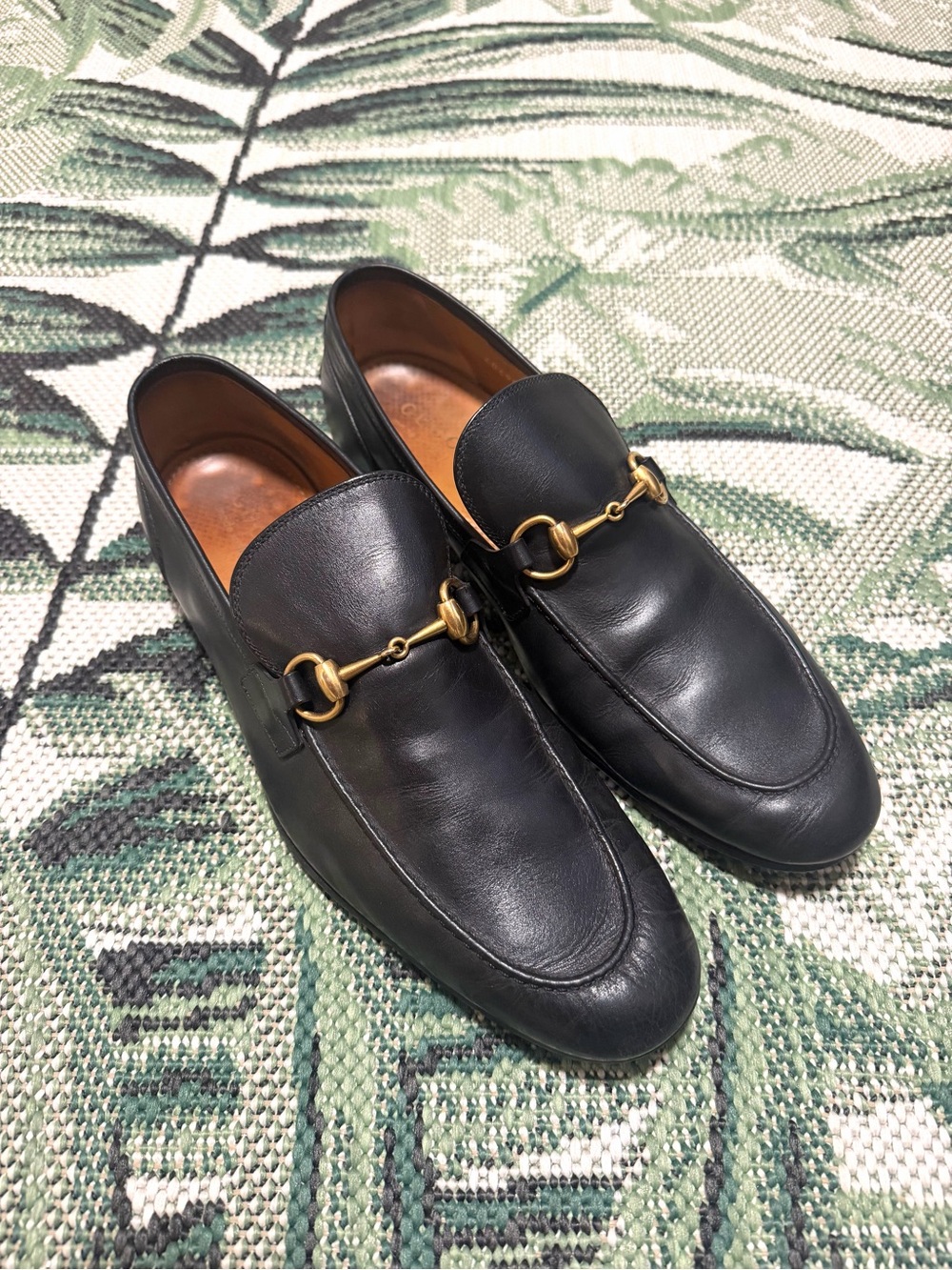 GUCCI JORDAAN Horsebit Leather Loafer Black10 /11 US $1100 1953 Brixton